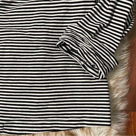 Talbots striped soft structure open blazer - Picture 6 of 7